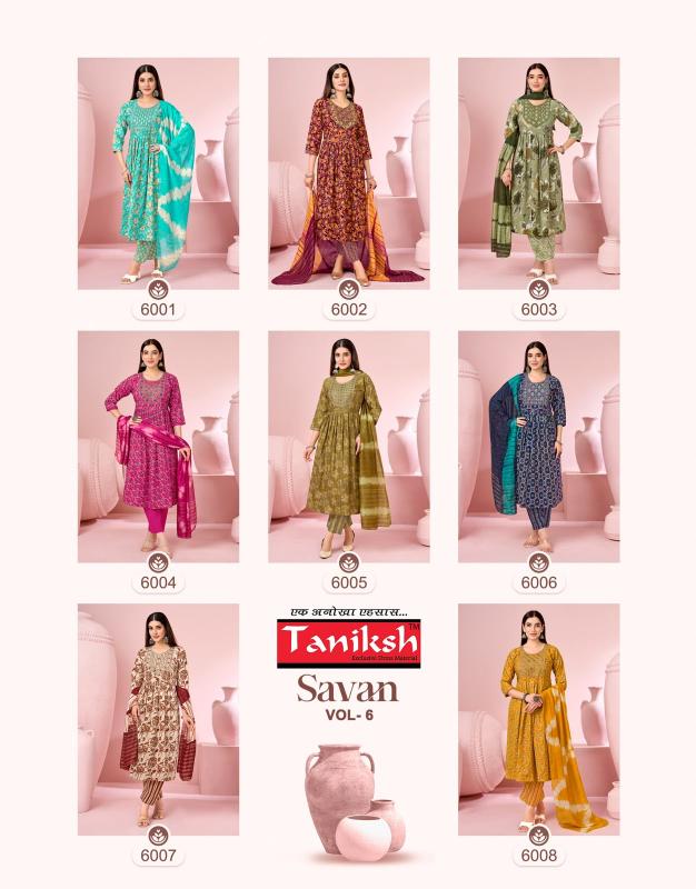 Taniksh savan vol 6 wholesale kurti near me